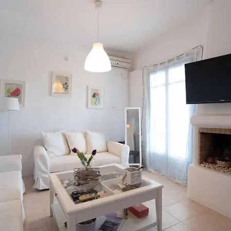 Cycladic House For 6ppl With Amazing View In Feriehus *